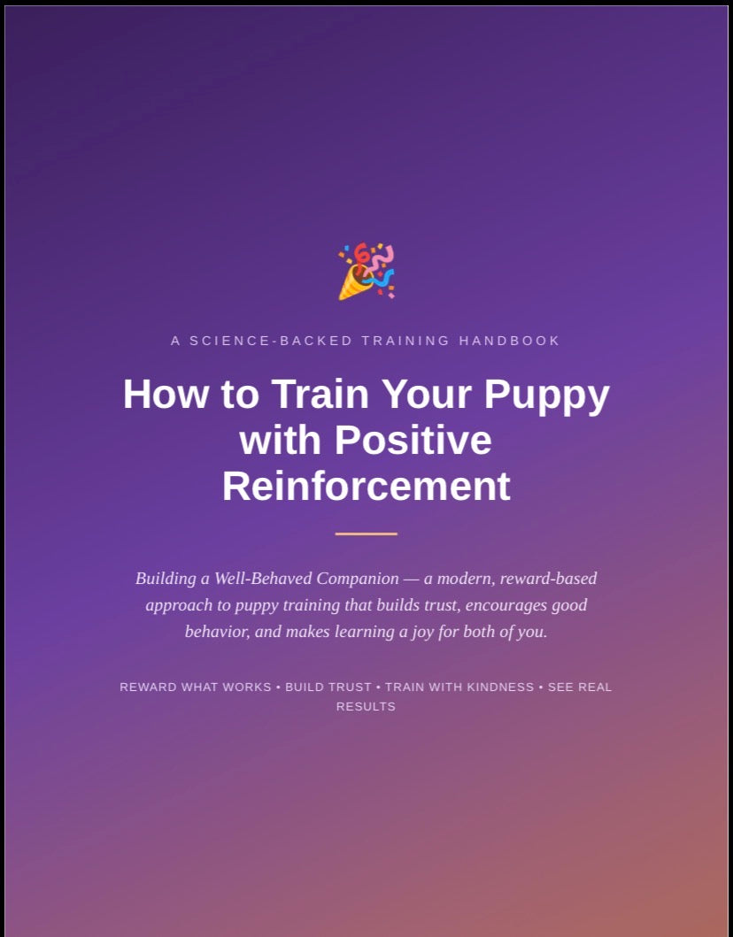 How to Train Your Puppy with Positive Reinforcement